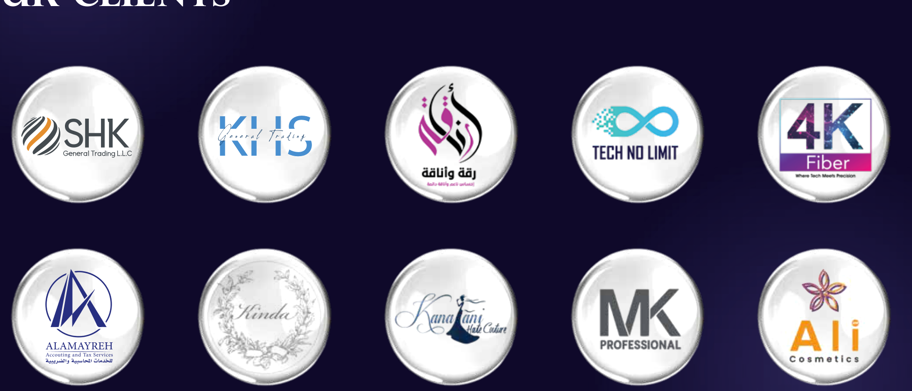Grand Mind Agency client logos